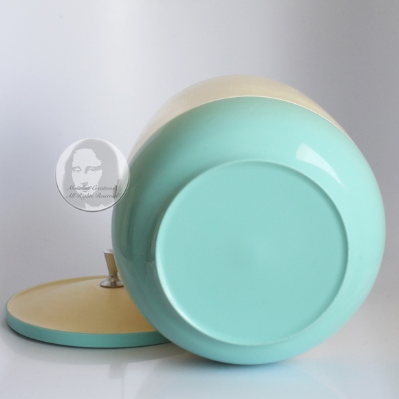 Mid Century Modern Ice Bucket Barware MCM Space Age Vintage 70s Home Decor - Picture 8 of 10